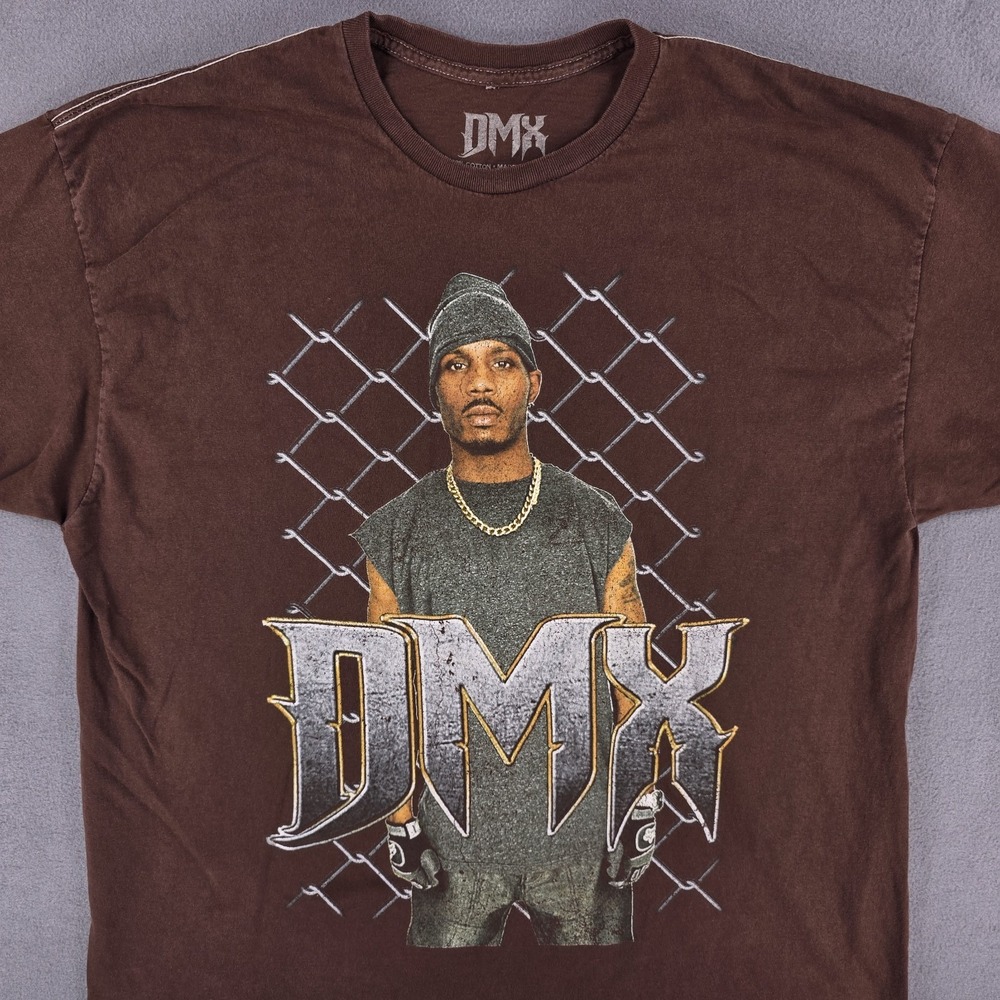 DMX Vintage Y2K Tee Shirt Mens 2XL Hip Hop Contrast Stitching Ruff Ryders Rap